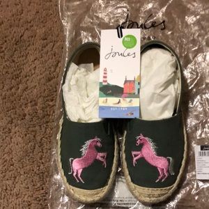 Girls Espadrilles Green Size 1
